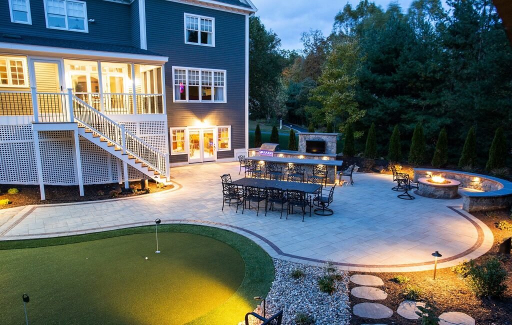 Back yard transformation Titanium Construction & Design